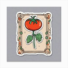 Tomato In Frame 1 Canvas Print