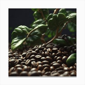 Coffee Beans 135 Canvas Print