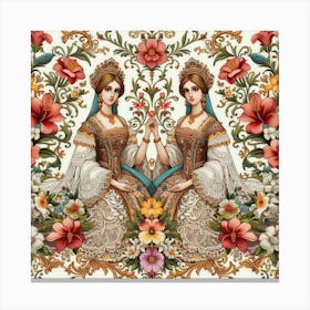 Russian Queens Canvas Print