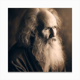 Photograph - Old Man With Beard Canvas Print