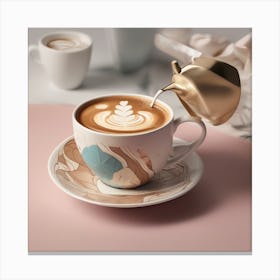 Coffee Latte Canvas Print