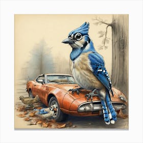 Blue Jay 11 Canvas Print