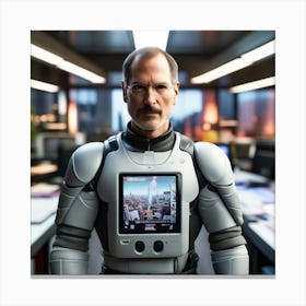 Steve Jobs 51 Canvas Print