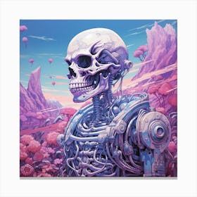 Skeleton In The Sky Canvas Print