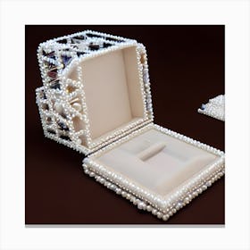 Pearl Jewelry Box Canvas Print