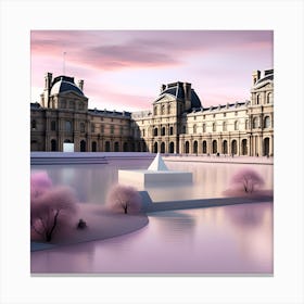 Louvre Soft Expressions Landscape #3 Canvas Print