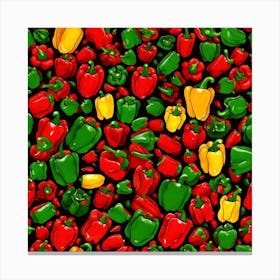 Red Peppers 8 Canvas Print