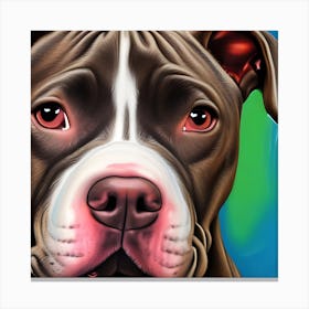 American Staffordshire Terrier Canvas Print