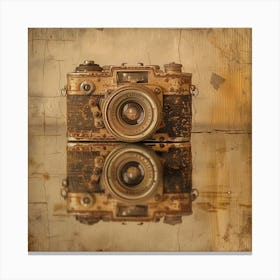 Old Camera Photo Canvas Print