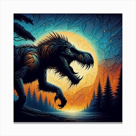 T-Rex Canvas Print