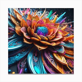 Lotus Flower Canvas Print