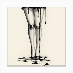 'The Dripping Woman' Canvas Print