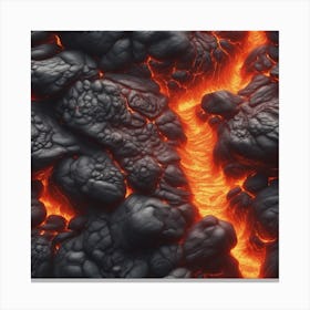 Lava Flow 30 Canvas Print