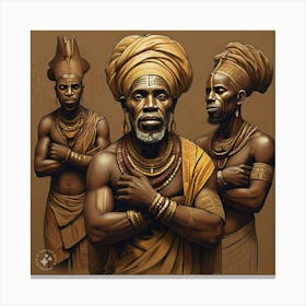 The gods of harvest and protector of Earth by calabar Canvas Print