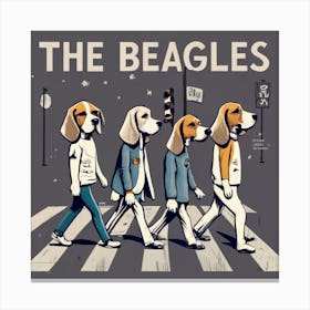 Beagles Canvas Print