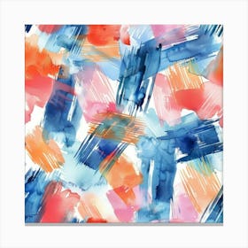 Abstract Watercolor Painting 37 Canvas Print