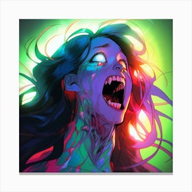 Zombie Girl Canvas Print