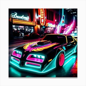 Neon Car 2 Toile