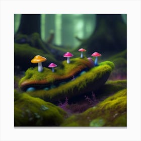 Mushrooms in an Alien World  Canvas Print