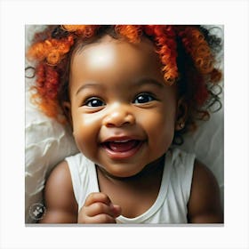 Afro Baby Canvas Print