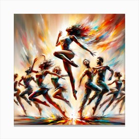 Dancers Canvas Print