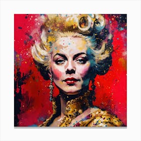 Lady In Gold Canvas Print