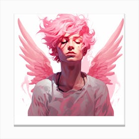 Pink Angel 1 Canvas Print