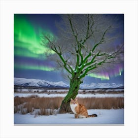 Aurora Borealis Canvas Print