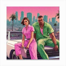 Grand Theft Auto 3 Canvas Print
