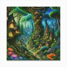 Fairytale Forest 5 Canvas Print