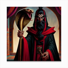 King Of The Snakes Canvas Print