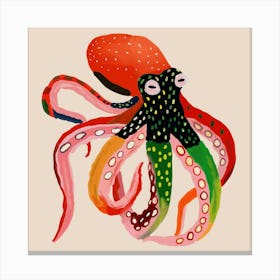 Colorful Octopus Ii Canvas Print