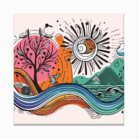 Doodle Art 2 Canvas Print