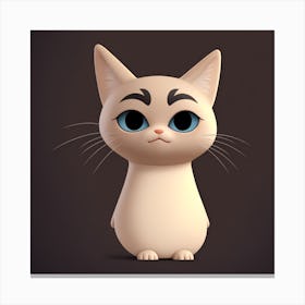 Cute Cat 1 Canvas Print