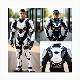 Futuristic Suit 40 Canvas Print