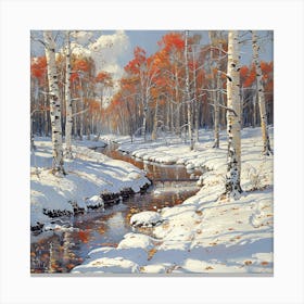 Winter Scene Canvas Print