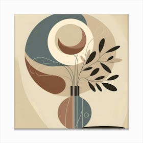 Abstract Painting In Boho Art 23 Canvas Print