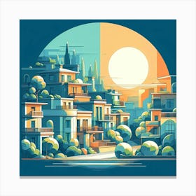 Cityscape 42 Canvas Print