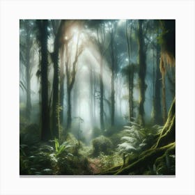 Forest - Forest Stock Videos & Royalty-Free Footage Canvas Print