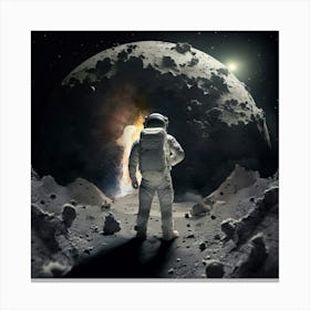 Astronaut Space Walk Canvas Print