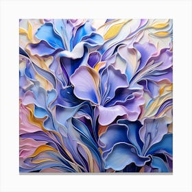 Abstract Flower Painting 6 Canvas Print