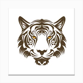 Tiger Head Logo Canvas Print