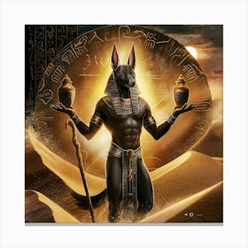 Egyptian God 2 Canvas Print