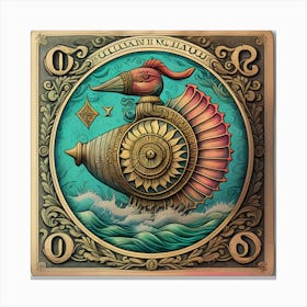 Sci Fi Ocean Craft Canvas Print