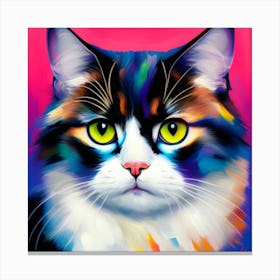 Calico Cat Canvas Print