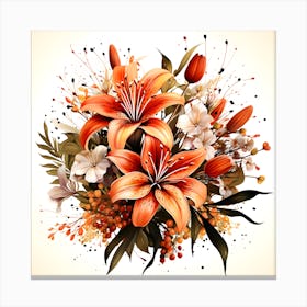 Petals In Harmony Canvas Print