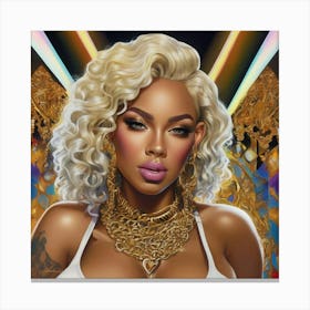 Light Skin Keisha Canvas Print