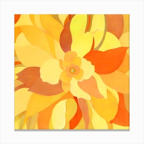 Daffodil Impressions Canvas Print