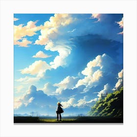 Cloudy Sky Canvas Print