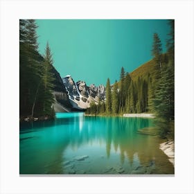 Lake Banff Canvas Print Canvas Print